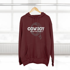 (Cowboy Gettin Shit Done) Premium Pullover Hoodie