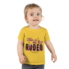 (First Rodeo Cowgirl) Toddler T-shirt