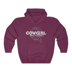 (Cowgirl Gettin Shit Done) Heavy Blend™ Sweatshirt