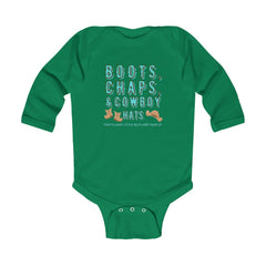 (Boots, Chaps and Hats) Infant Long Sleeve Bodysuit