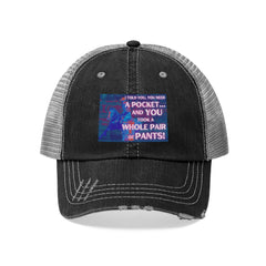 (Confessions of a Barrelracer You Took the Whole Pocket) Unisex Trucker Hat