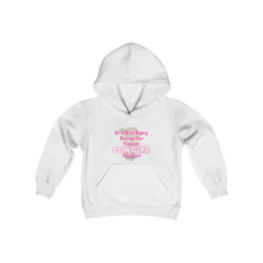 (Not Easy Being Cutest Cowgirl Around) Youth Heavy Blend Hooded Sweatshirt