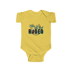 (First Rodeo Cowboy) Infant Fine Jersey Bodysuit
