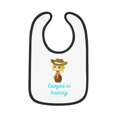 Baby girl Jersey Bib