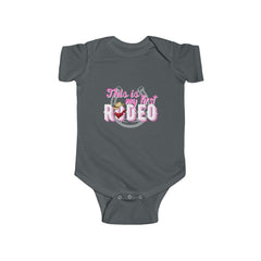 (First Rodeo Cowgirl) Infant Fine Jersey Bodysuit