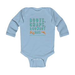 (Boots, Chaps and Hats) Infant Long Sleeve Bodysuit