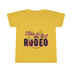 (First Rodeo Cowgirl) Toddler T-shirt