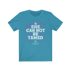 (She Cannot Be Tamed) Unisex Jersey Short Sleeve Tee
