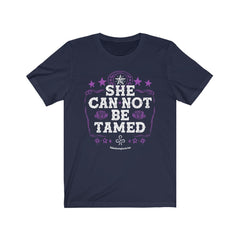 (She Cannot Be Tamed) Unisex Jersey Short Sleeve Tee