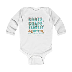 (Boots, Chaps and Hats) Infant Long Sleeve Bodysuit